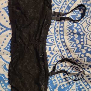 Torrid Black Lace bandeau bralette